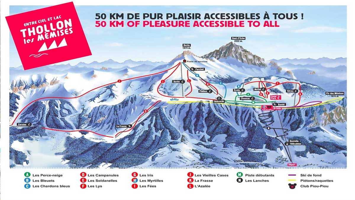 Domaine skiable de Thollon-les-mémises